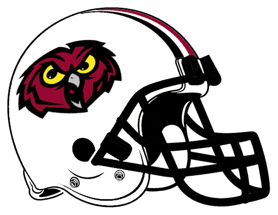 Temple Owls 2000-2003 Helmet Logo iron on transfers for clothing